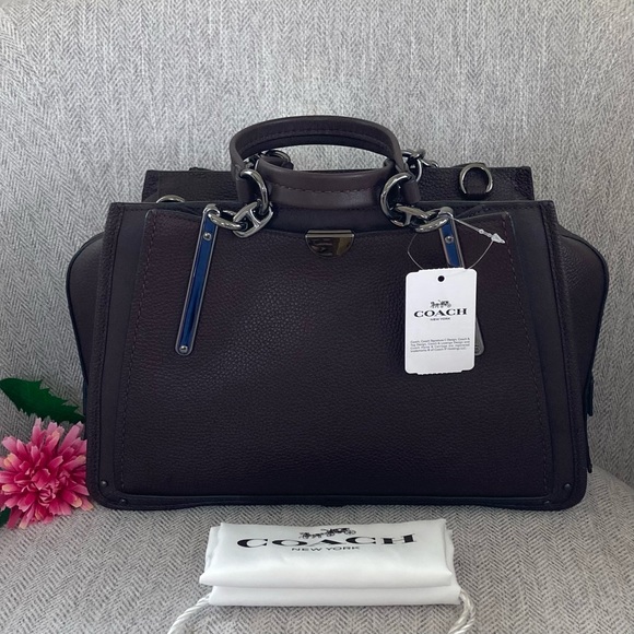 Coach Small Dreamer Satchel Bag in Oxblood - Picture 2 of 12